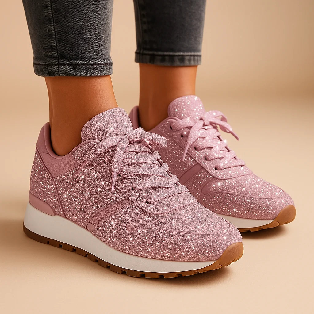 Zapatillas con Lentejuelas de Estilo Casual 2