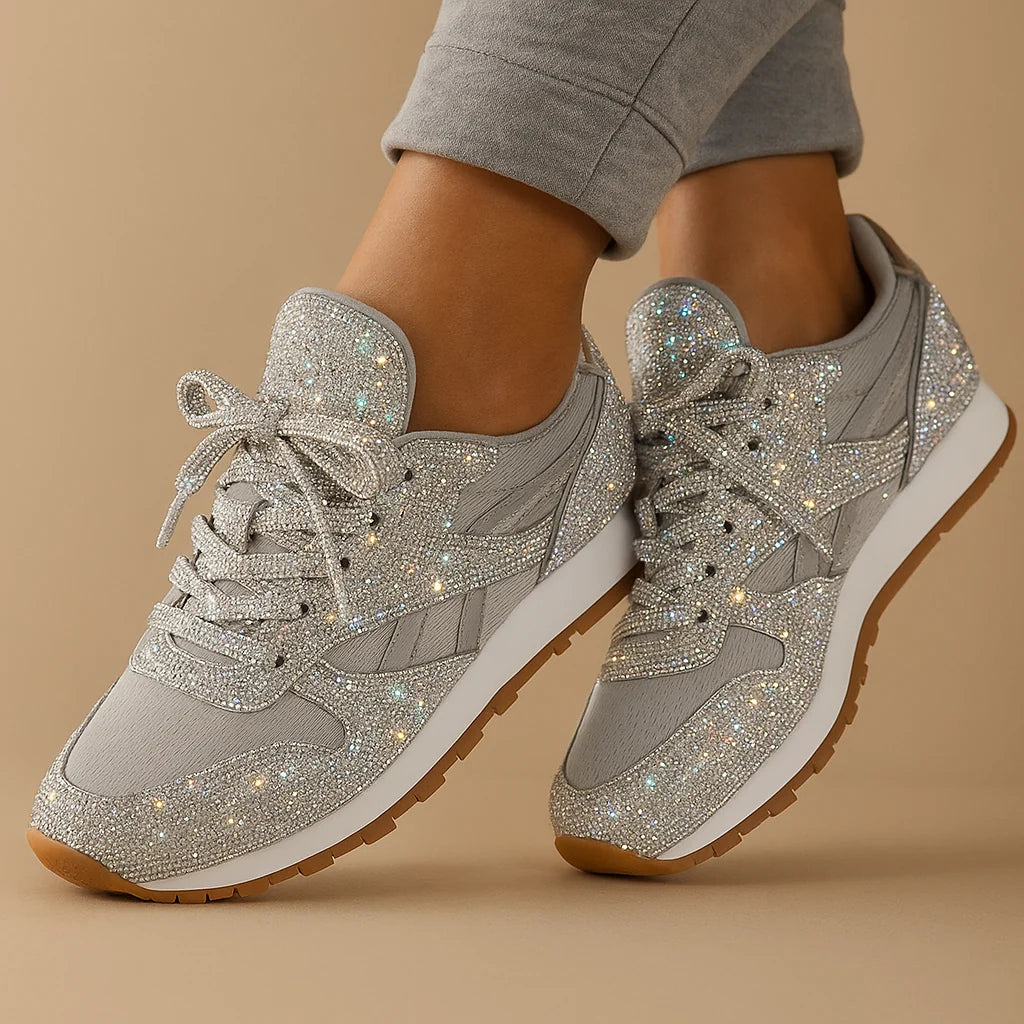 Zapatillas con Lentejuelas de Estilo Casual 4