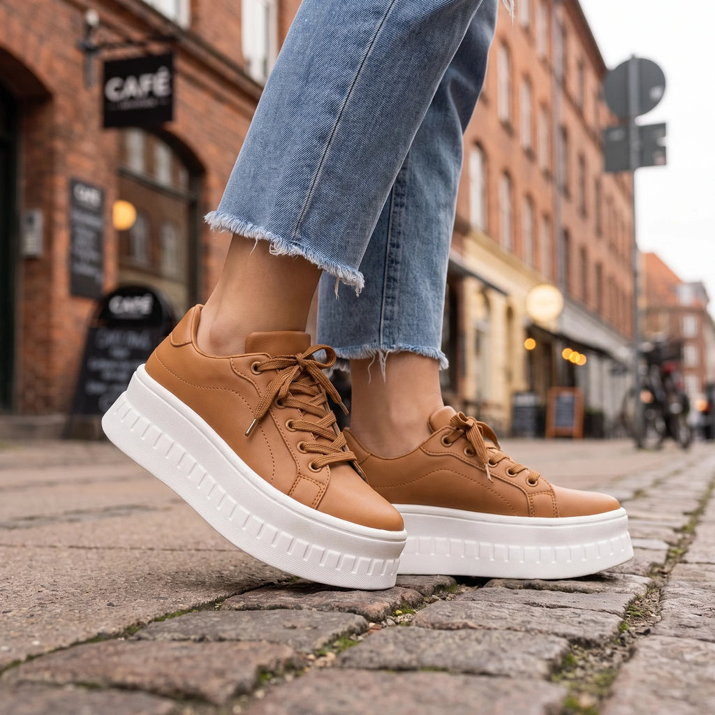 Zapatillas de Plataforma para Mujer con Plantilla Acolchada 0